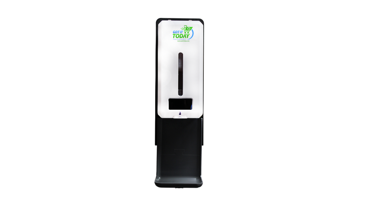 THERMO AUTO HAND SANITIZER DISPENSER W/STAND